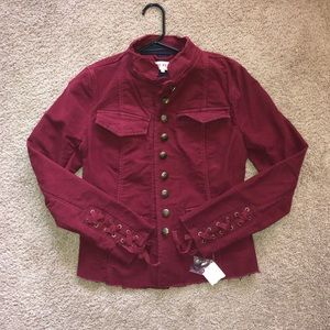 Free People Button-Up Jacket